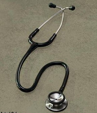 Binaural Stethoscope Littmann Classic II S.E. Black 1-Tube 28 Inch Dual Head